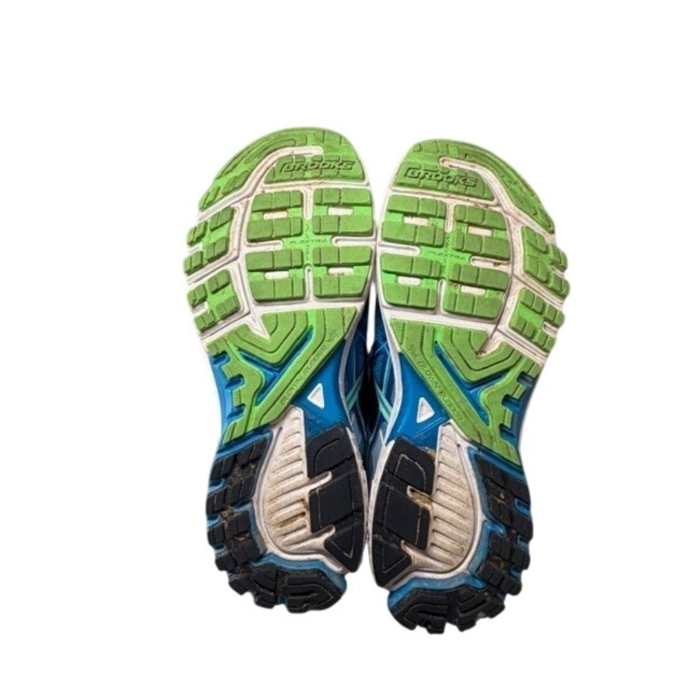 Brooks Ravenna 7 Womens Running Shoes Blue Teal Lime Green Sneakers 9.5 - Picture 8 of 9
